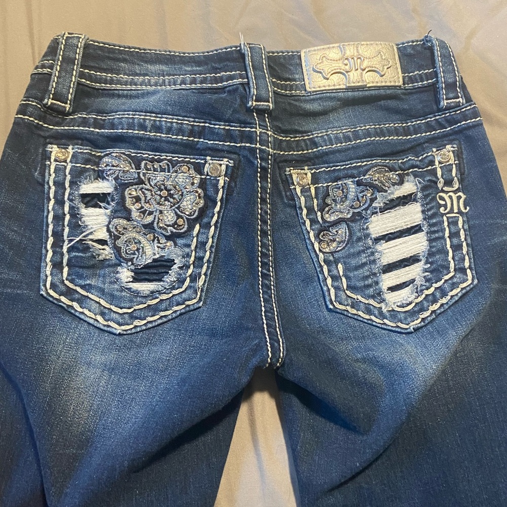 Miss Me Bootcut Rhinestone Pockets - Picture 4 of 4